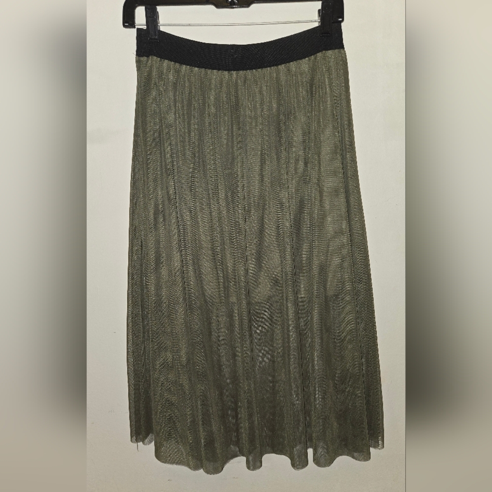 VERO MODA Elegant Olive Green Women's Skirt